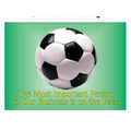 Soccer Ball Rectangle Photo Hand Mirror (2.5" x 3.5")